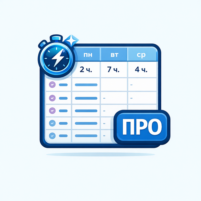 Учет времени ПРО